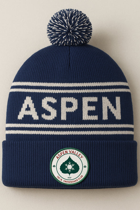 Aspen PomPom Knit Hat