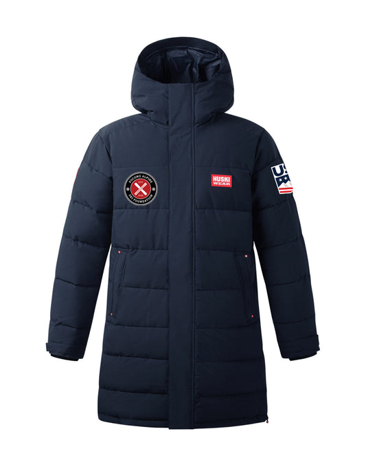 LONG PUFF PARKA (PASEF - Adult Navy)