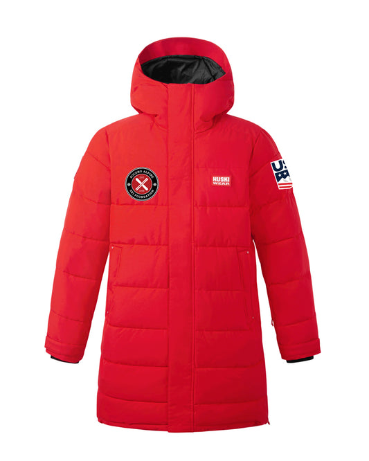 LONG PUFF PARKA (PASEF - Adult Red)