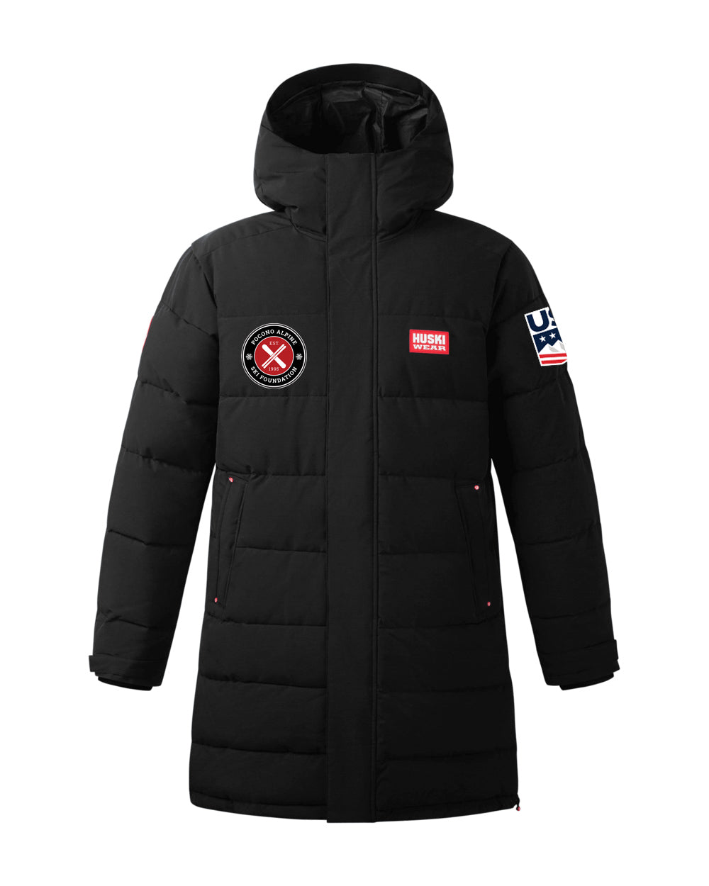 LONG PUFF PARKA (PASEF - Adult Black)