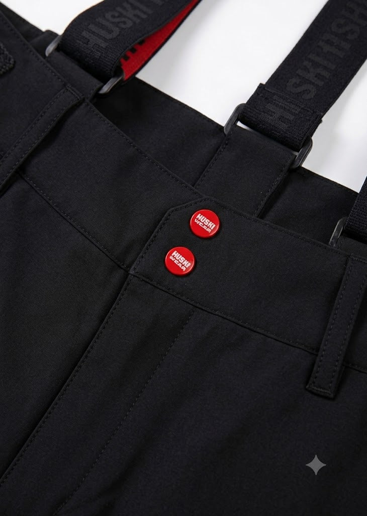 JR SKI PANTS SIDE ZIP Black