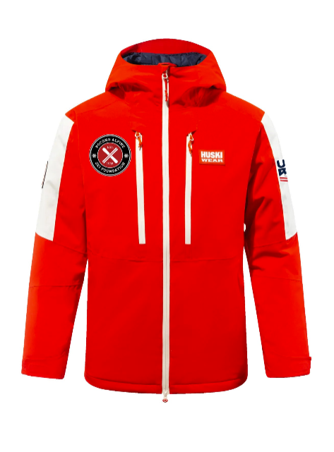 W ALPINE JACKET (PASEF) (Red/White)